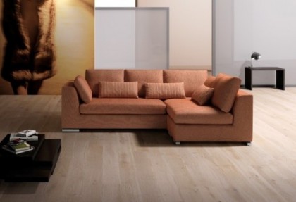 BOSTON - composizione divano ad angolo ( divano 2 posti laterale con un bracciolo +angolo medio -piedino TWO ) -SOFA CLUB