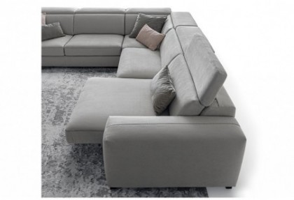 MADISON - divano relax angolare ( divano in tessuto allungabile con sedute scorrevoli ) - SOFA CLUB