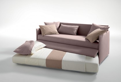 DOLLY STYLE - divano letto con letto estraibile ( completamente sfoderabile ) - SOFA CLUB
