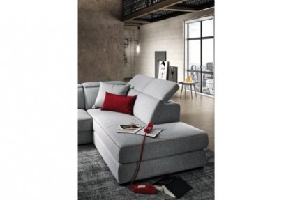 MADISON - divano relax angolare ( divano con schienale alto e poggiatesta reclinabile ) - SOFA CLUB