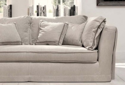 MILLY - divano 3 posti ( divano classico con bracciolo particolare ) - SOFA CLUB