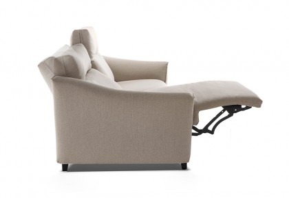 PALOMA - composizione divano con chaise longue ( con relax elettrici ZERO WALL ) - SOFA CLUB