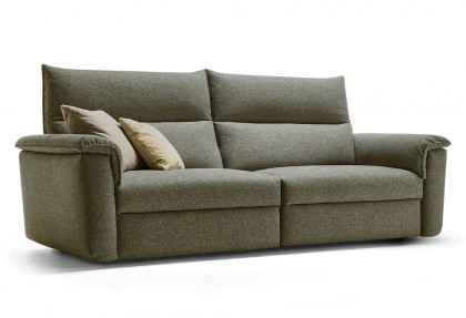 LISBONA - divano 3 posti con relax elettrici ( bracciolo COMFORT ) - SOFA CLUB