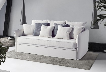 COUNTRY - divano con doppio letto per uso quotidiano (rivestito in tessuto) - SOFA CLUB