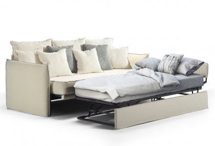COUNTRY - divano con doppio letto per uso quotidiano (completo di 2 materassi H 18 cm. in memory) - SOFA CLUB