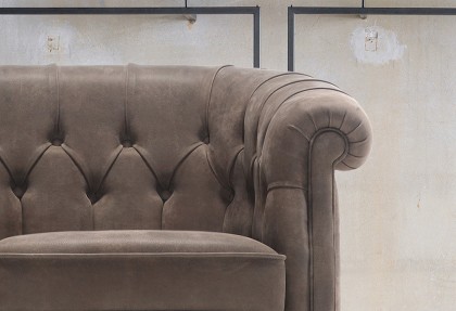 MINU' - divano classico inglese ( divano chester artigianale ) - SOFA CLUB