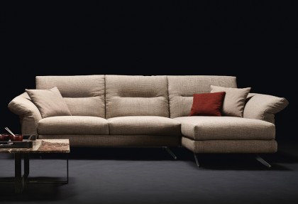 ONDA - composizione con chaise longue  ( divano design sollevato da terra ) - SOFA CLUB