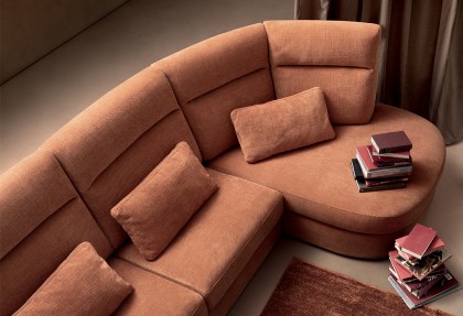 80 STAR - divano angolare salvaspazio ( divano con profondità ridotta 80 cm. ) - SOFA CLUB