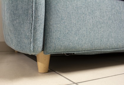 ANNA - divano letto 3 posti maxi ( con piedini in legno ) - SOFA CLUB