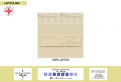 LATTICE BIO - materasso 100% lattice (certificato) - SOFA CLUB