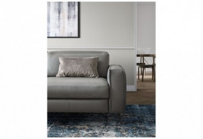 RELAX TIME - divano relax con piedini alti ( piedini in acciaio finitura satinato antracite H 13 cm. ) - SOFA CLUB