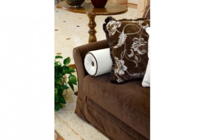 TIFFANY-divano 3 posti - particolare del bracciolo ( divani classici in tessuto ) - SOFA CLUB
