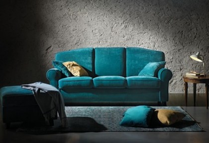 CAMBRIDGE - divano 3 posti  ( versione divano con piedino alto ) - divani classici in offerta - SOFA CLUB