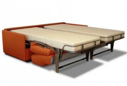 DICIOTTO - divano letto gemellare con 2 letti singoli indipendenti ( bracciolo ULTRA STRETTO ) - SOFA CLUB