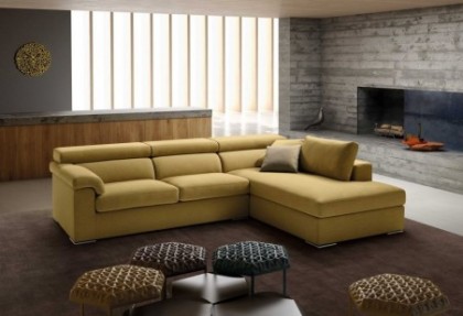 ALL INCLUSIVE - composizione divano ad angolo ( laterale divano 3 posti + angolo soft con penisola ) - SOFA CLUB