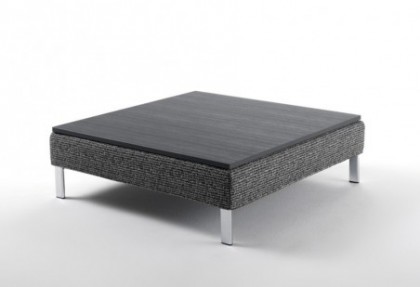 HARRY - composizione divano ad angolo ( pouf maxi con tavolino ; piedino ONE ) - SOFA CLUB