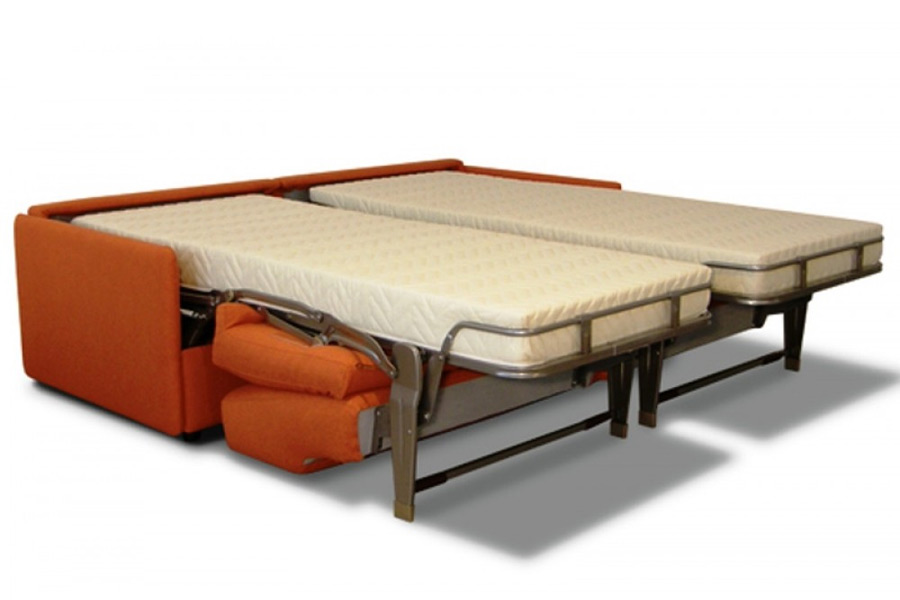 DICIOTTO - divano letto con materasso alto 18 cm. (bracciolo MEDIO) - outlet divani letto - SOFA CLUB